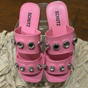 NWOT pink slides